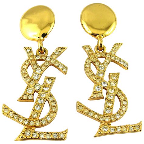 buy vintage ysl earrings.